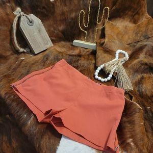 Low rise dress shorts